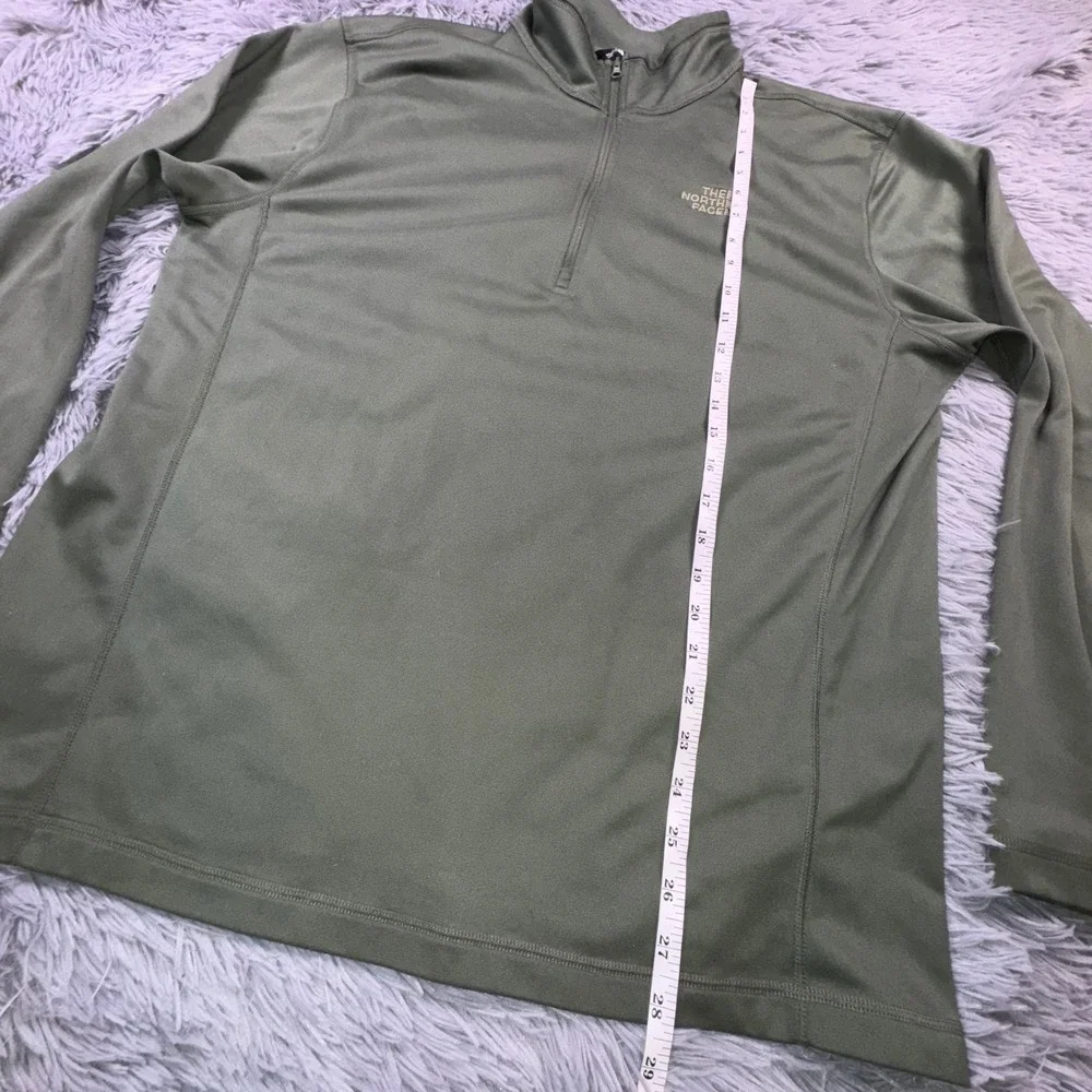 The North Face Men's XL Versitas 1/4-Zip Pullover Utility Green Performance Tech